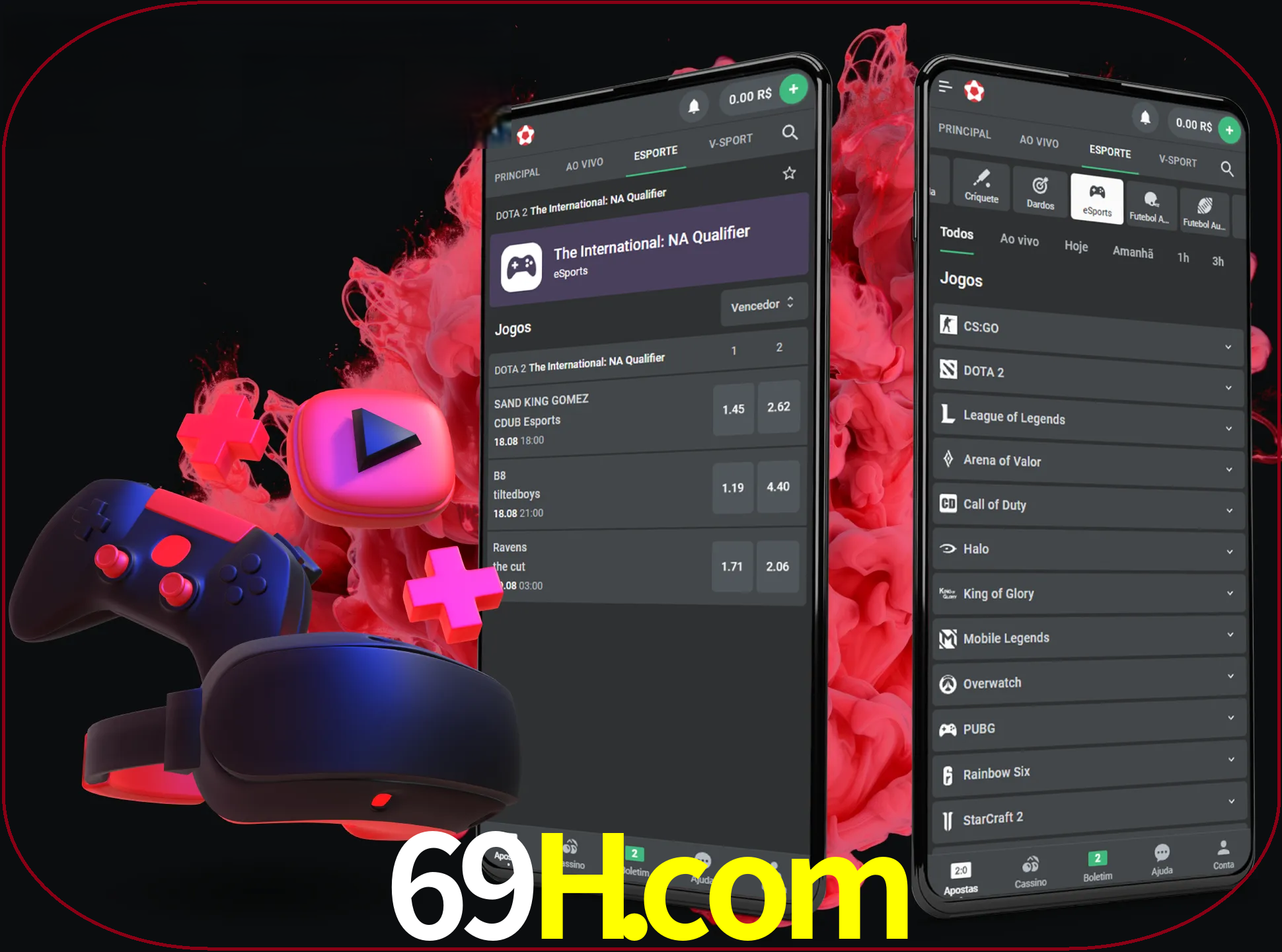 Para ter a aplicação móvel 69h no seu smartphone, basta descarregar o ficheiro apk e seguir as instruções.