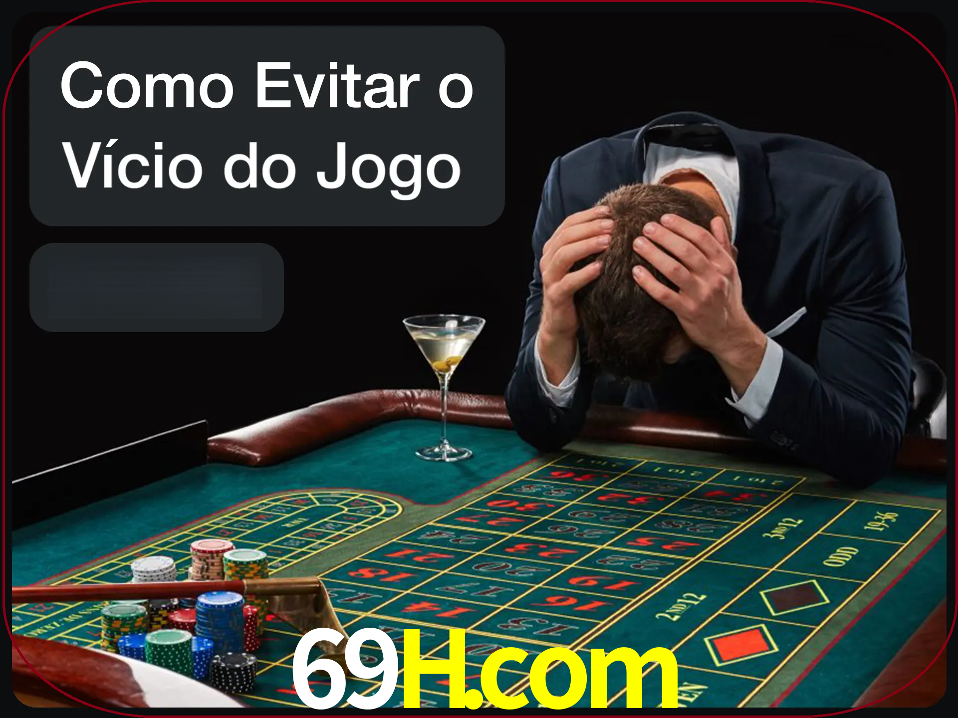 Você é responsável por cada uma de suas apostas.